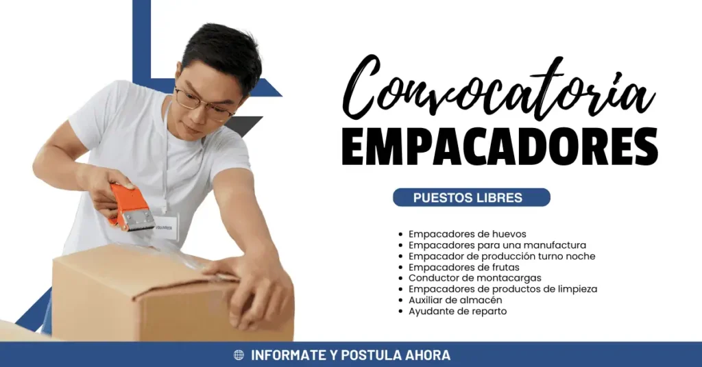 EMPLEOS DISPONIBLES PARA EMPACADORES